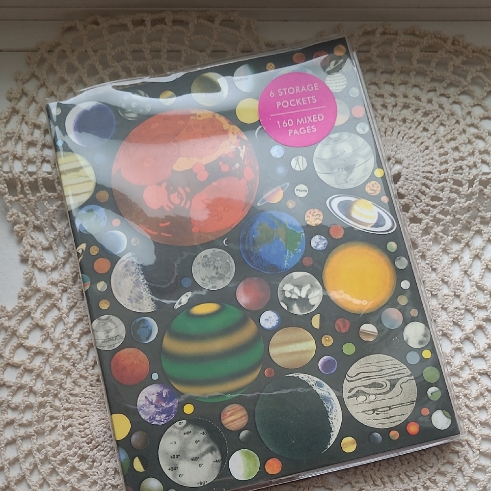 Planetary Notebook with Storage Pockets